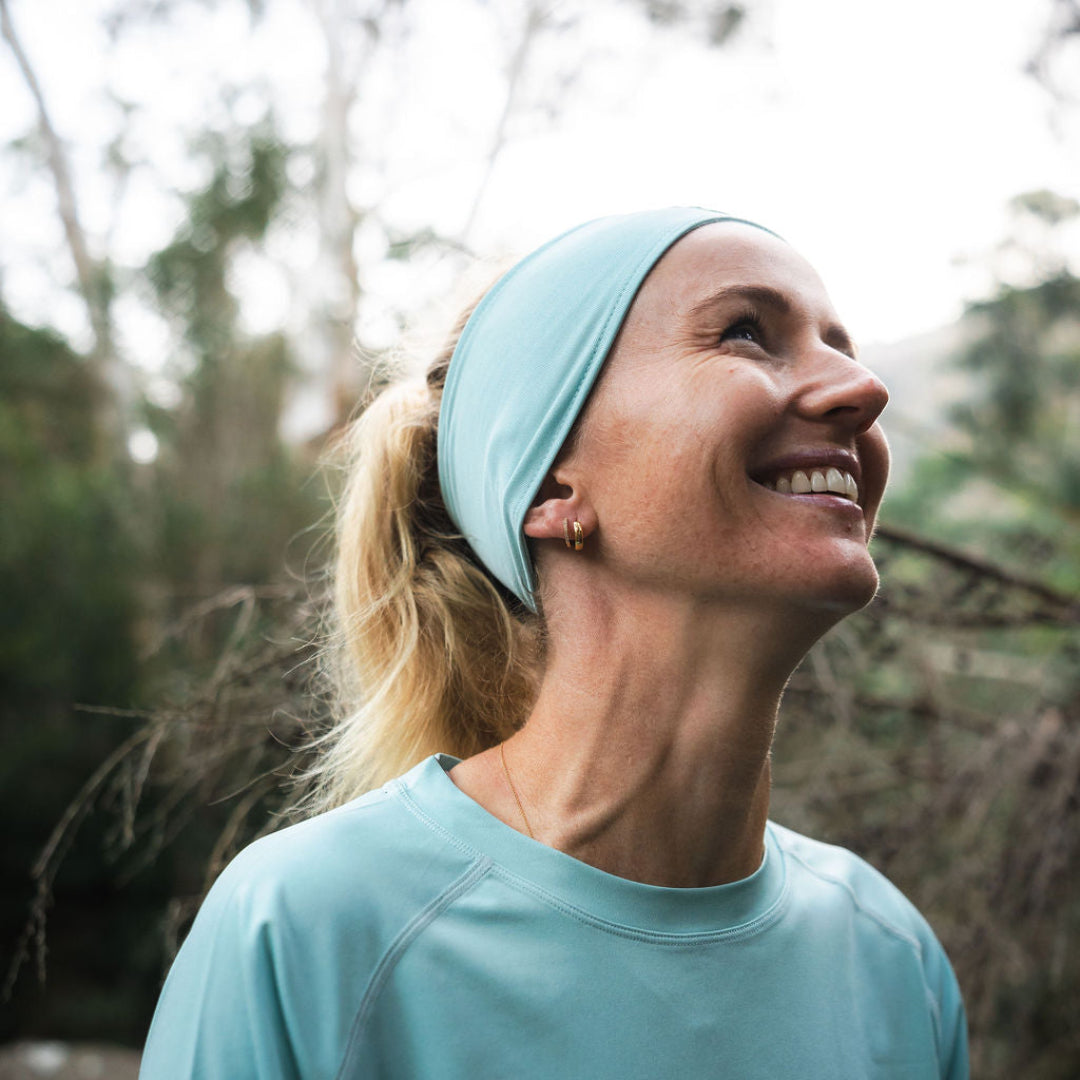 Blue Running Headband