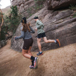 Womens Grey Running Long Sleeve Top