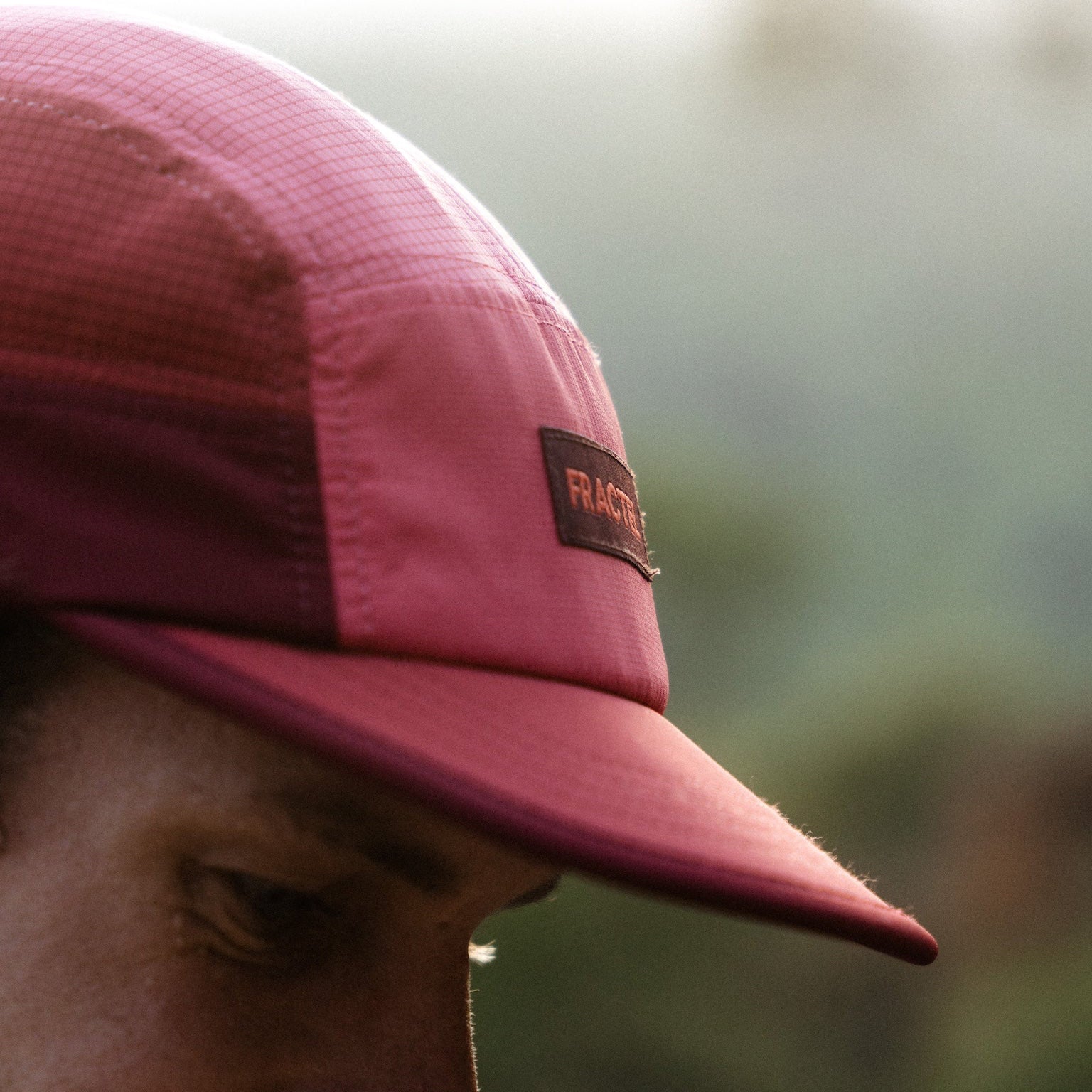 Red Running Cap M-Series on Model