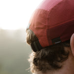 Red Running Cap M-Series on Model