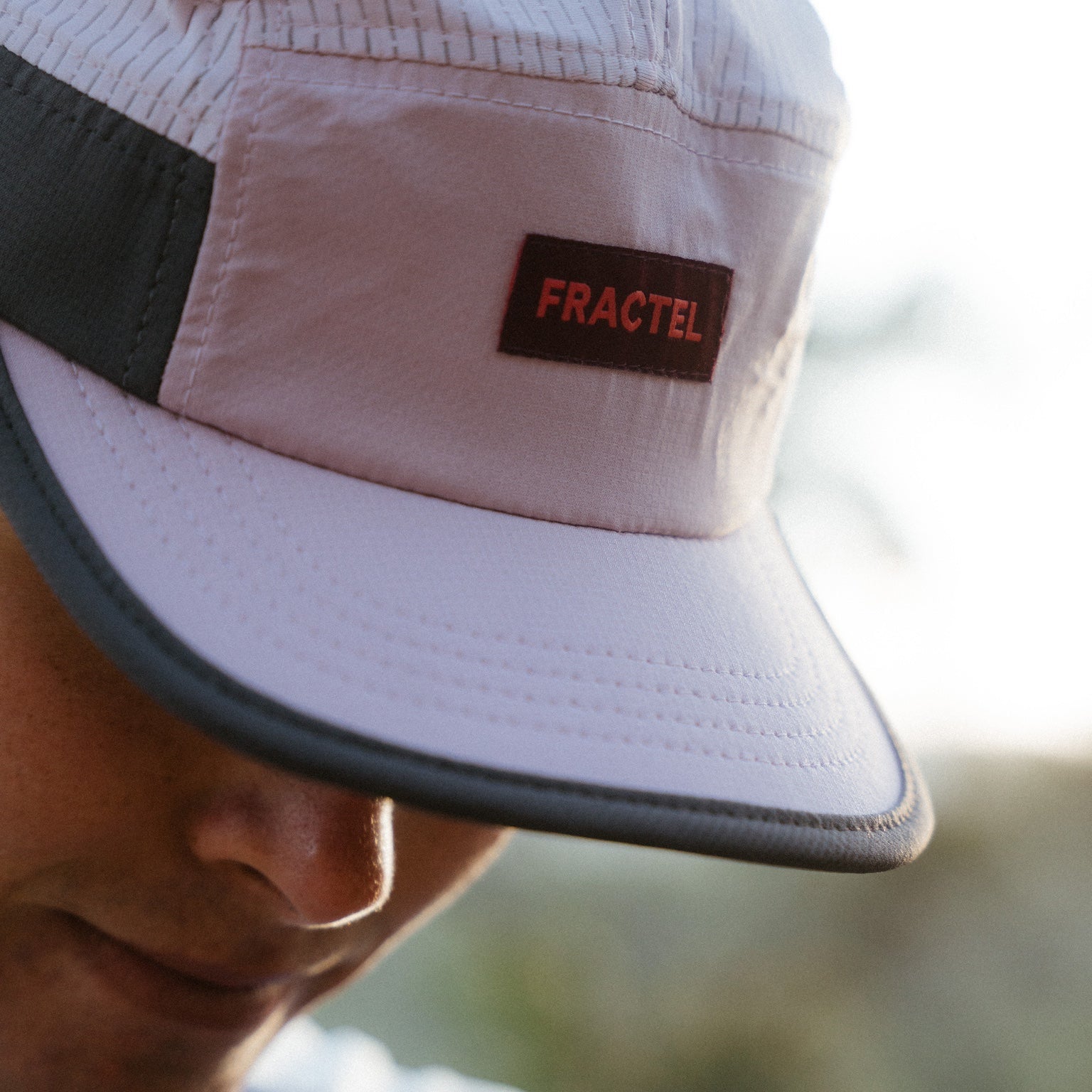 Purple Running Cap M-Series on Model