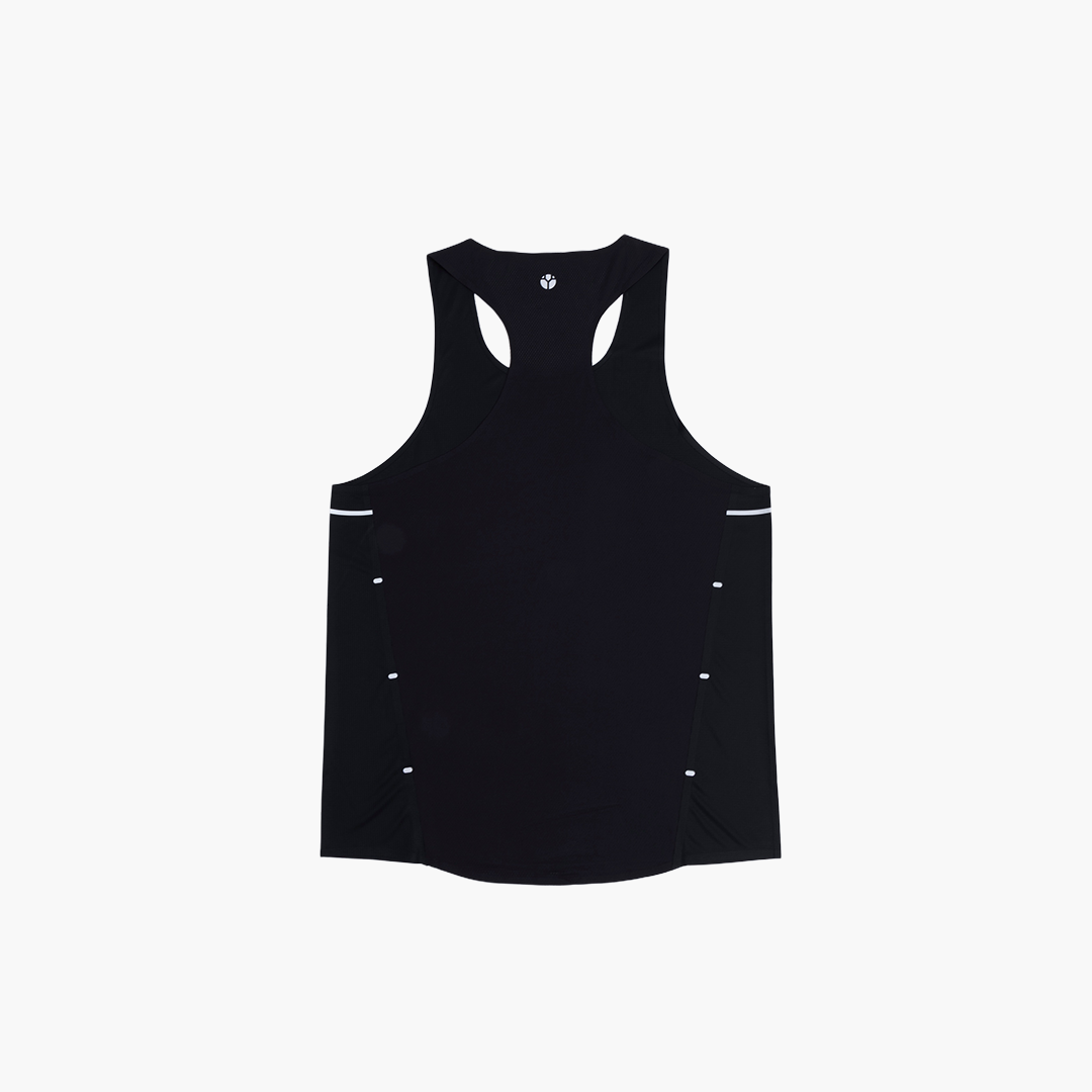 Women's V-BLACK Race Singlet