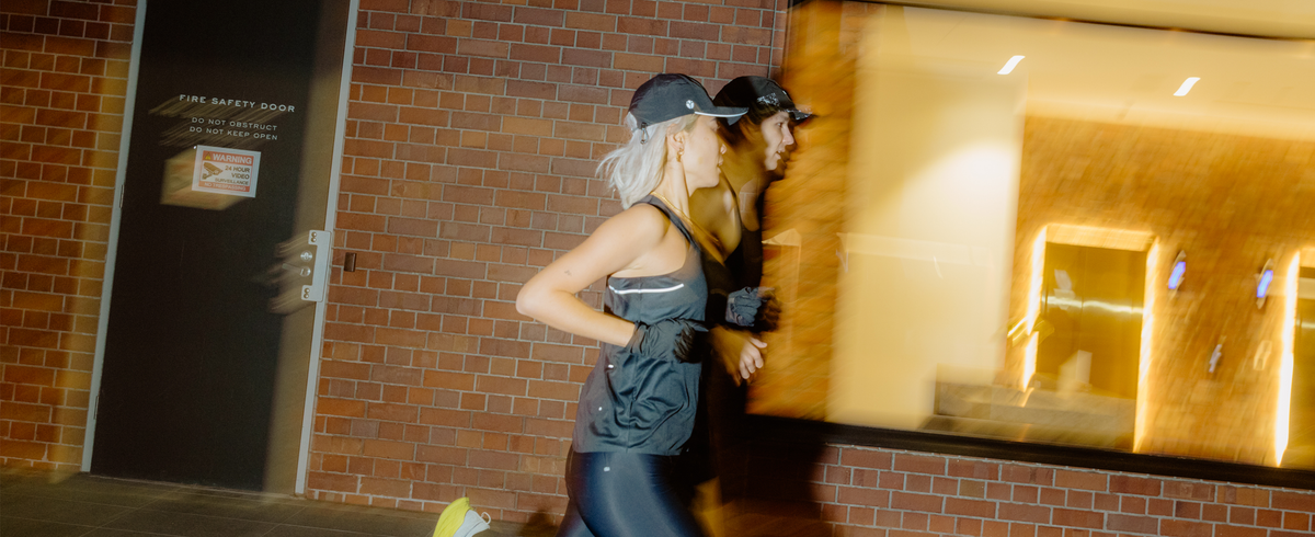Fractel womens running singlets, open-mesh design