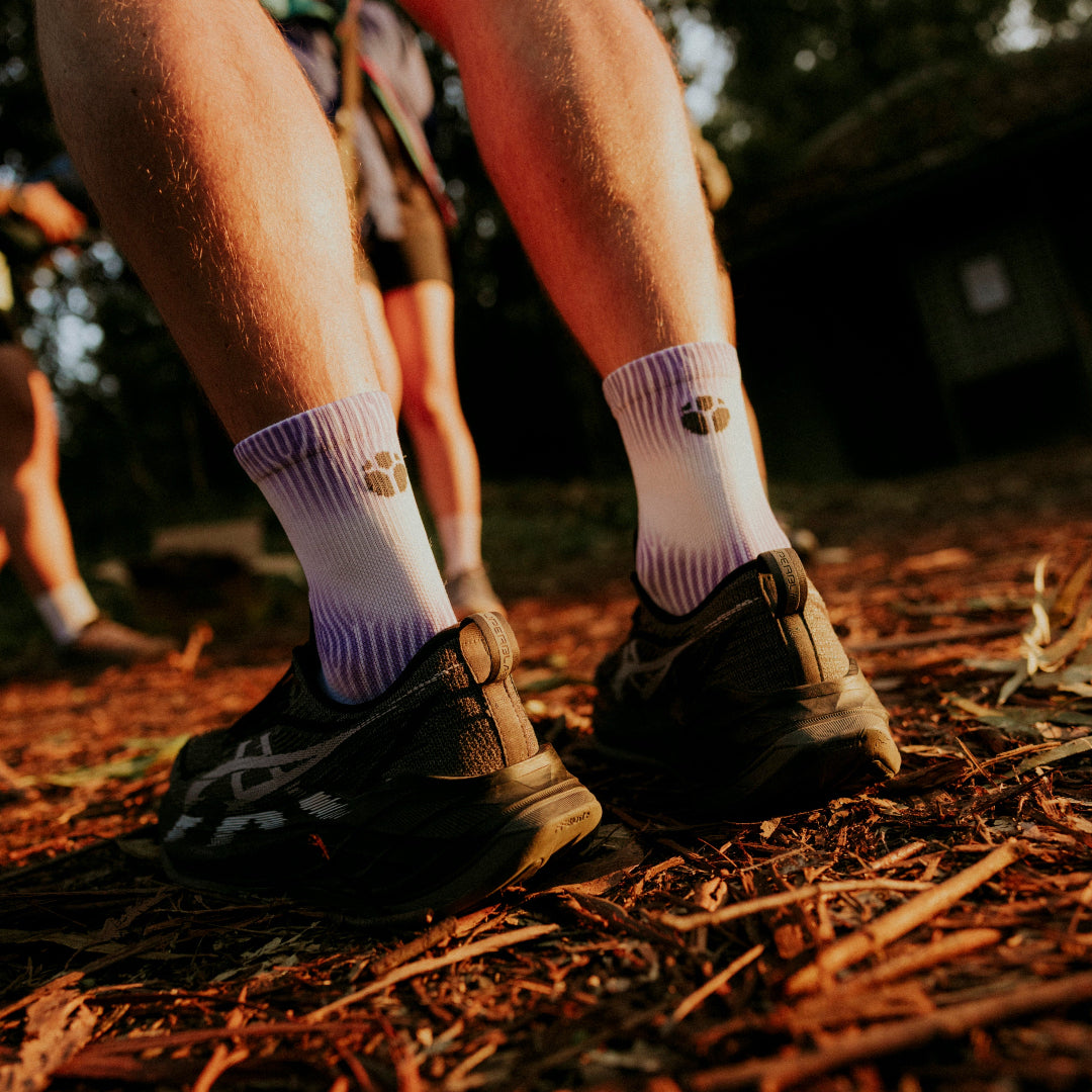 VELOCITY LILAC Running Performance Socks Lifestyle