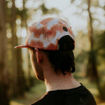 VELOCITY Orange M-Series Cap Back on Model