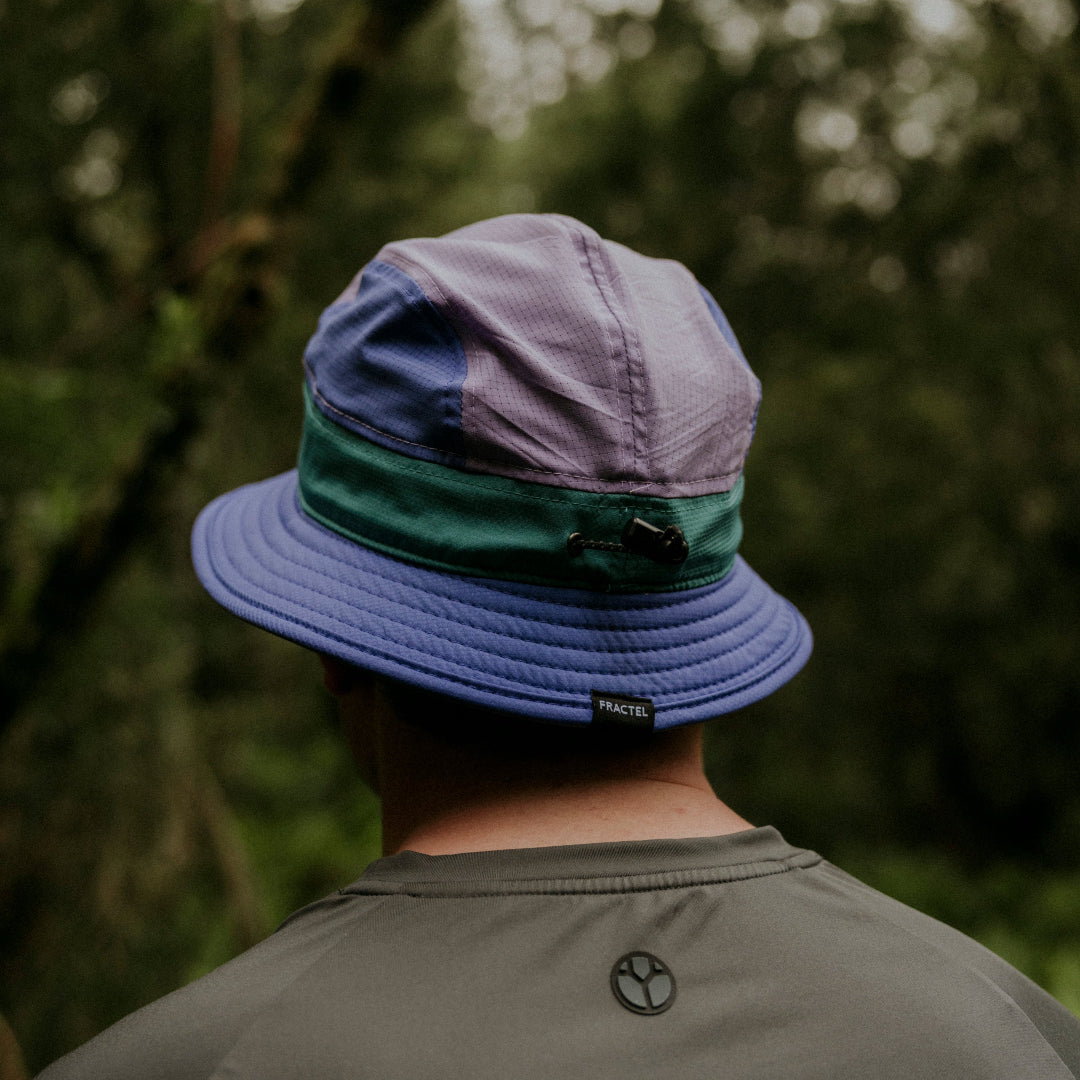 B-Series Purple Bucket Running Hat