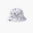 B-WHITE MARBLE Bucket Hat, front view