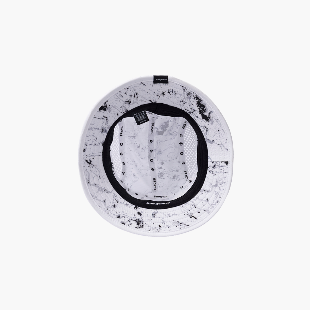 B-WHITE MARBLE Bucket Hat