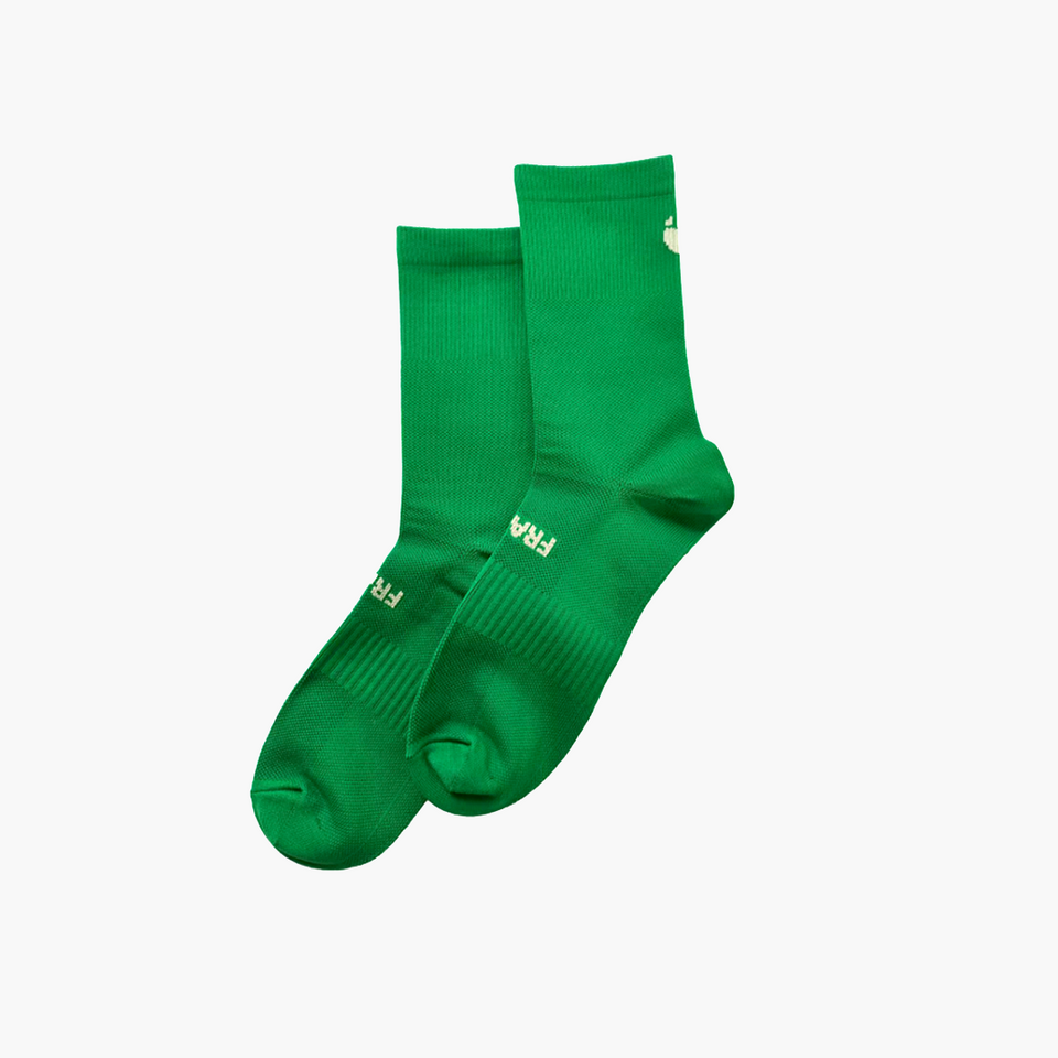 V-GREEN BEE Performance Crew Socks in green