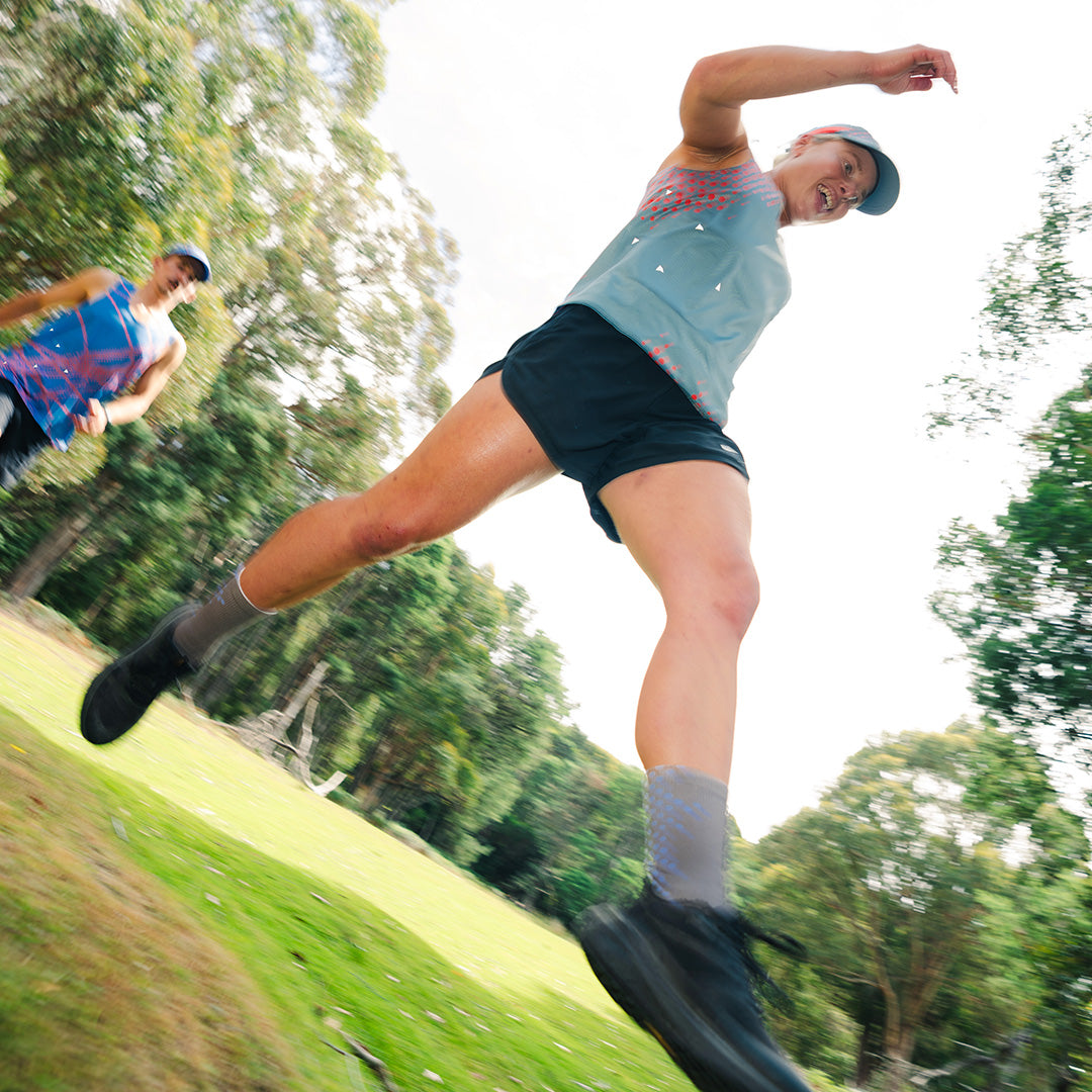 BUTTERFLY MAUVE Performance Crew Socks