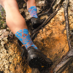 CHAOS COBALT Performance Crew Socks