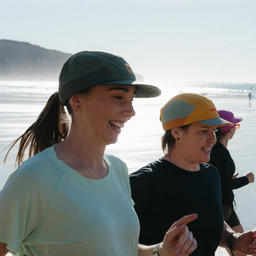 Green Running Cap M-Series on Model