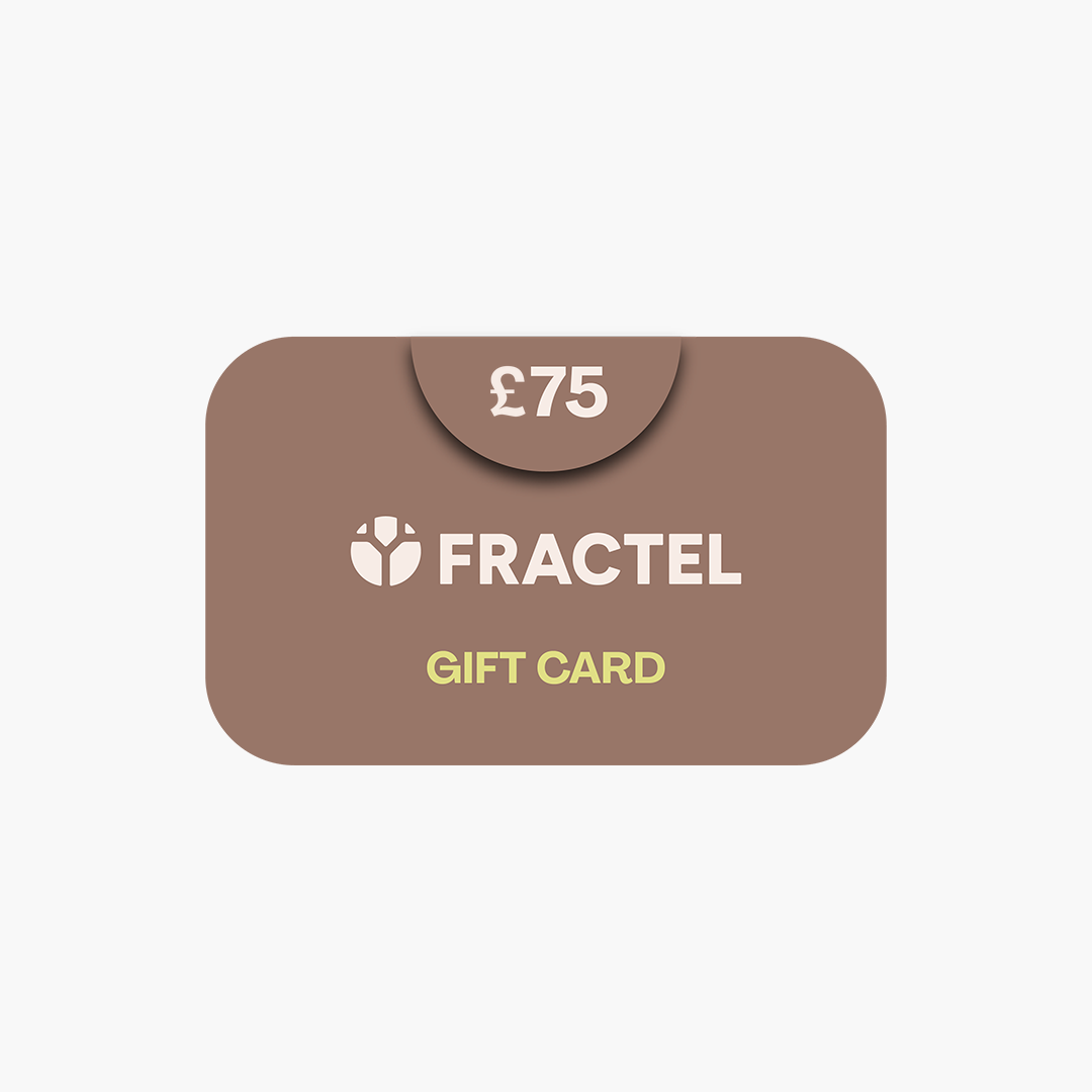 FRACTEL Gift Card design, £75 denomination