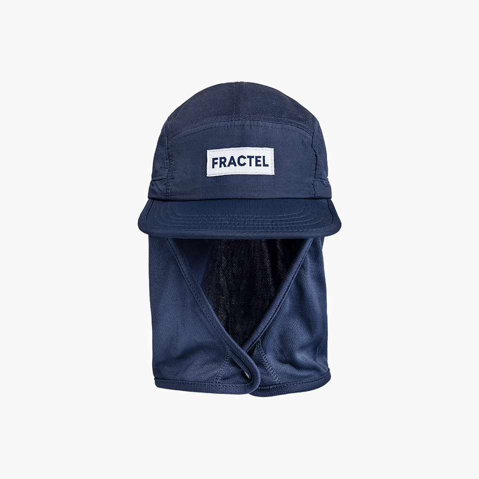 Fractel Neptune Legionnaire Running Hat, chin clip detail