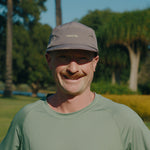 Person wearing the Fractel M-OSSA Running Cap, front view