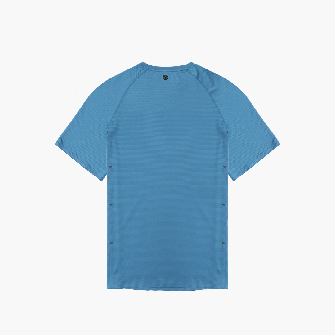 TEAL Mens Velocity Running Tee Back