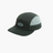 Fractel M-TETHER Running Cap in dark charcoal, angled view with light grey mesh side panel and oval Fractel logo