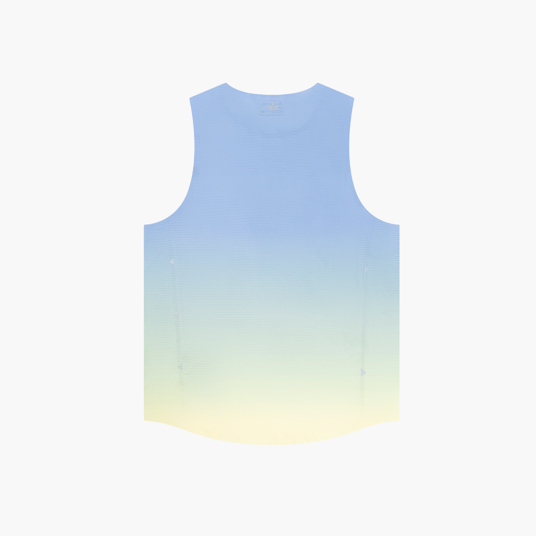 Fractel Men's S-Macaw Running Singlet, back view
