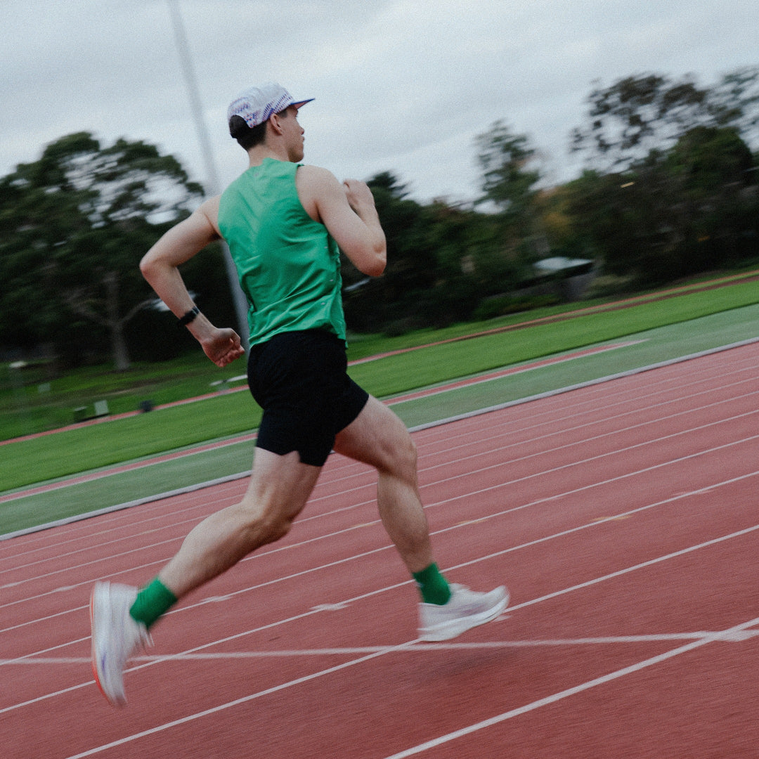 V-GREEN BEE Performance Crew Socks