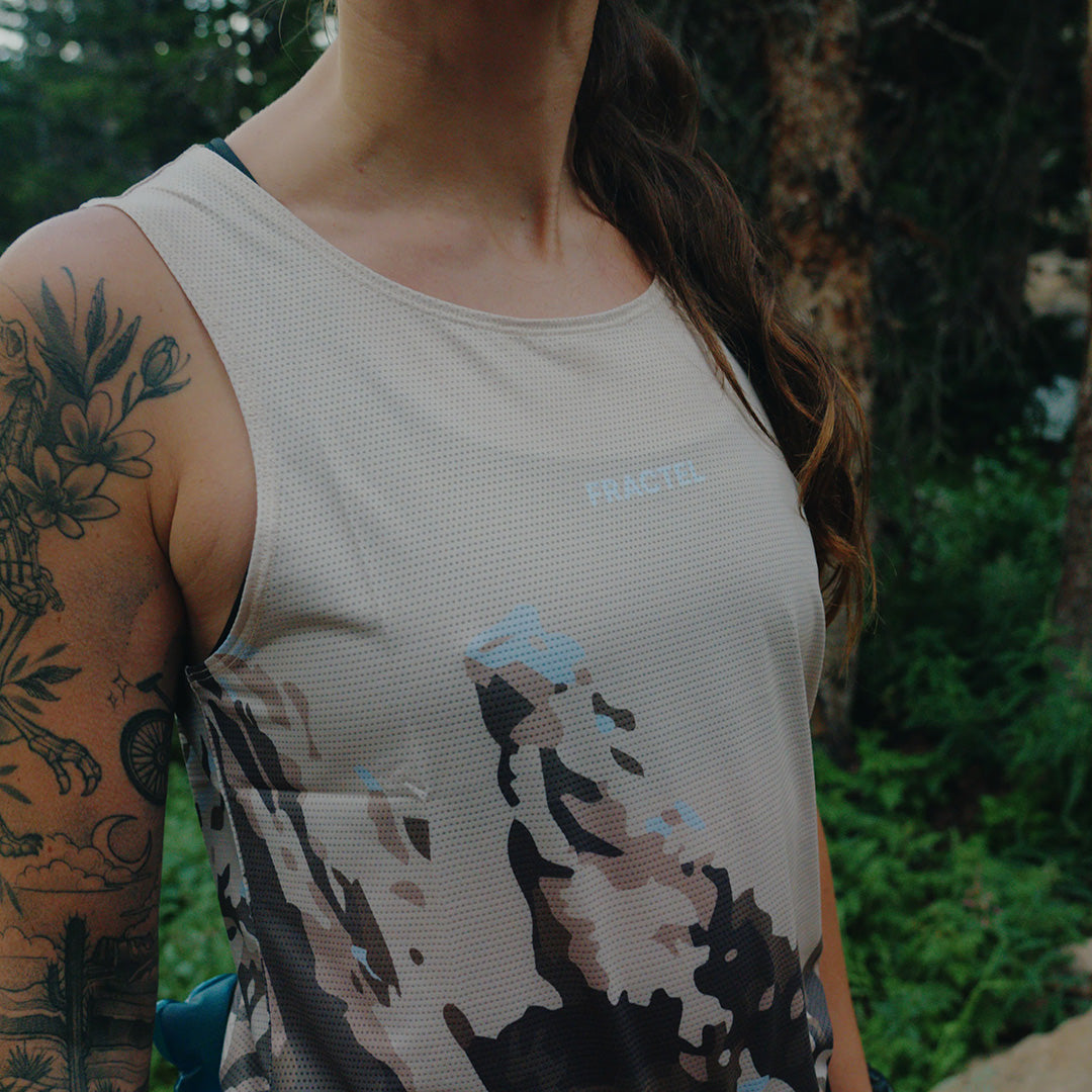 Camiseta de tirantes de running S-ROCKIES para mujer