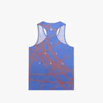 Women's V-CHAOS COBALT Race Singlet