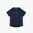 Women's Fractel Neptune blue performance tee, front view