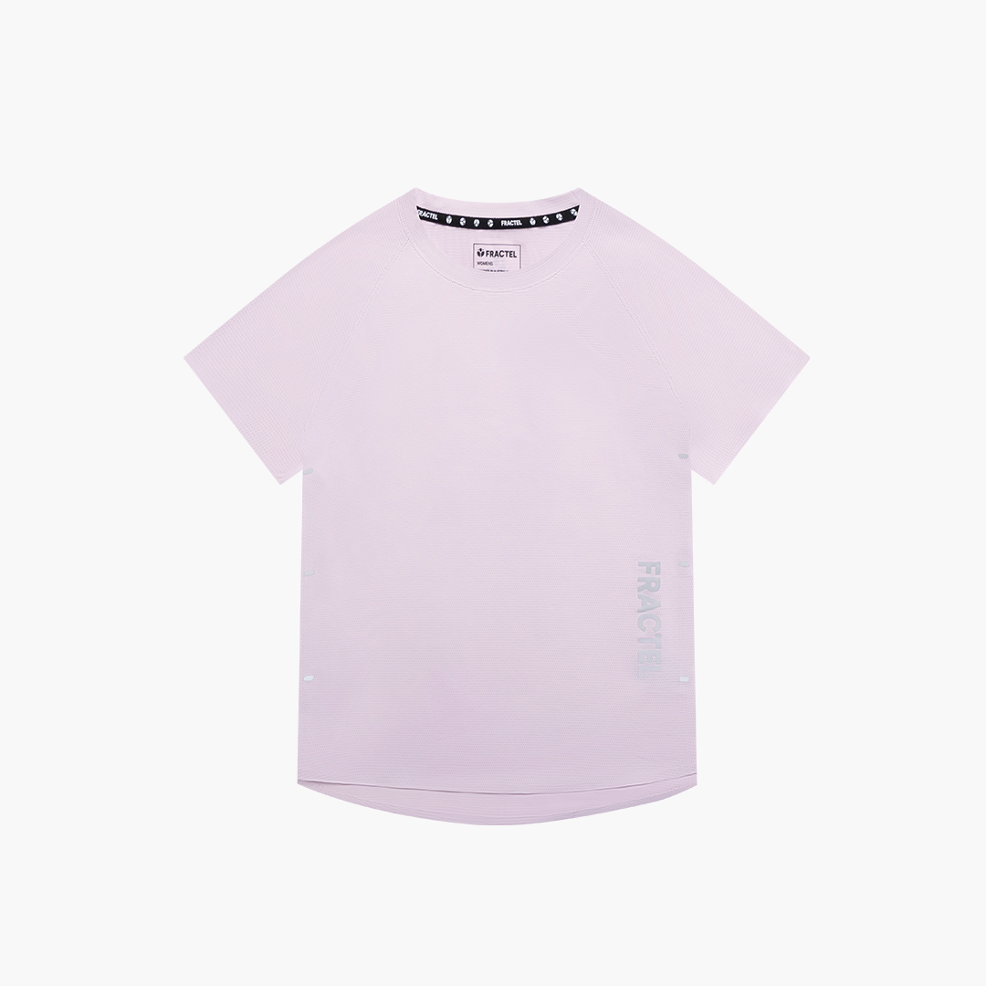 Camiseta de rendimiento V-LILAC para mujer
