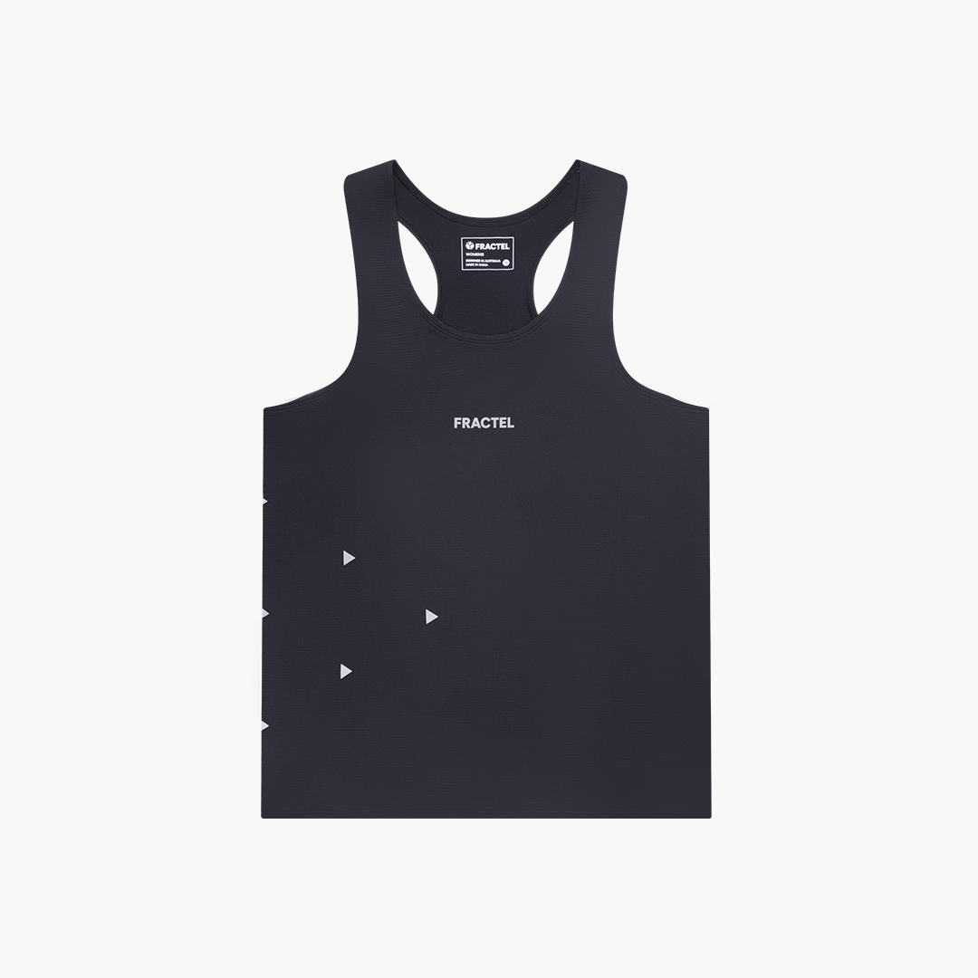 Women's V-BLACK Race Singlet (New)