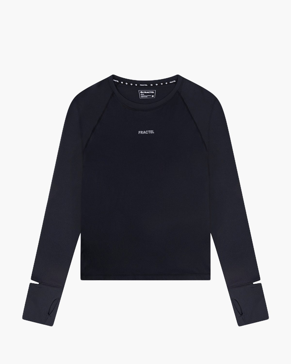 Men's Velocity long sleeve running top in black